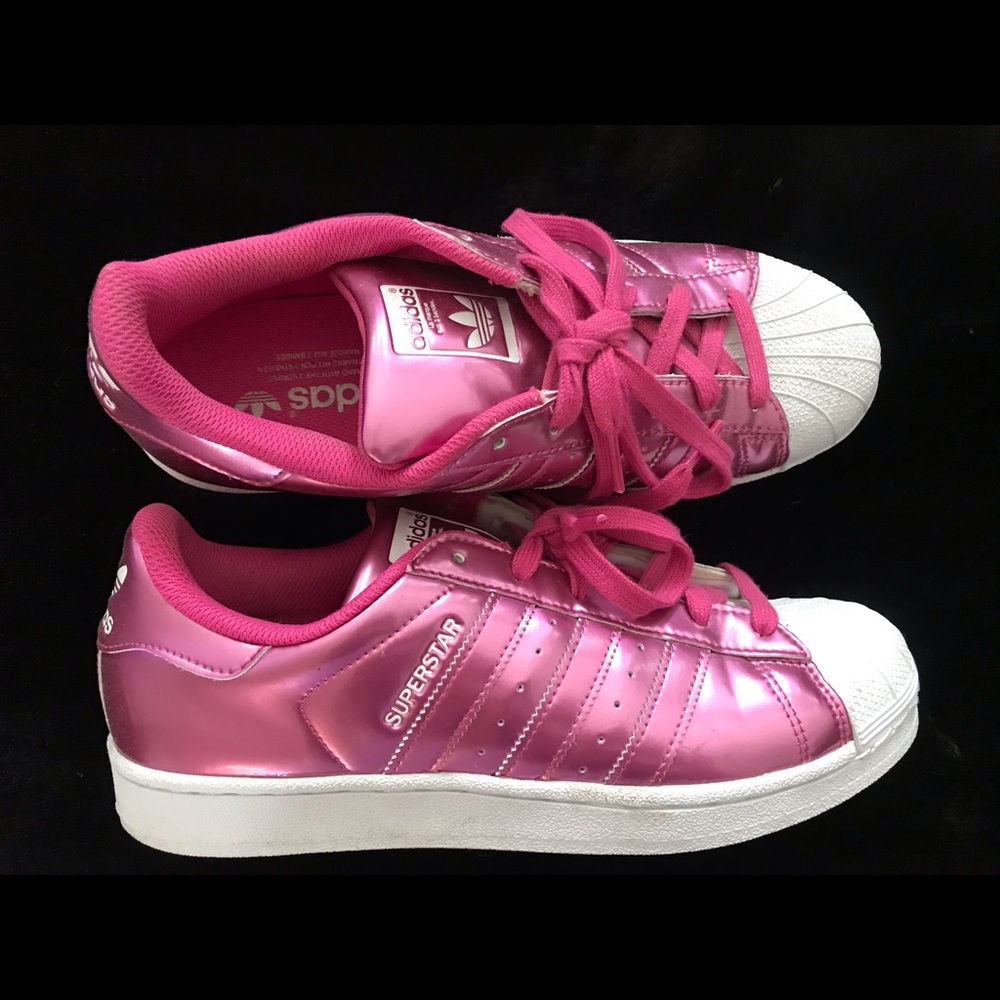 Adidas Super Star Metalic Pink Sneakers